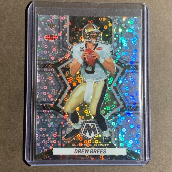 🔥🏈Drew Brees Disco Prizm Football card - Hall of Fame New Orleans Saints NFL - Picture 1 of 3